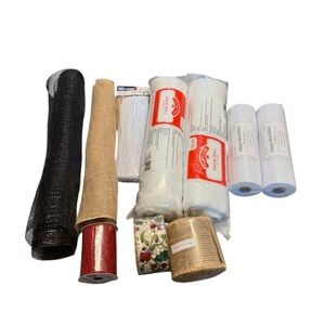 Assorted Crafting Mesh and Ribbon Set‎ NEW